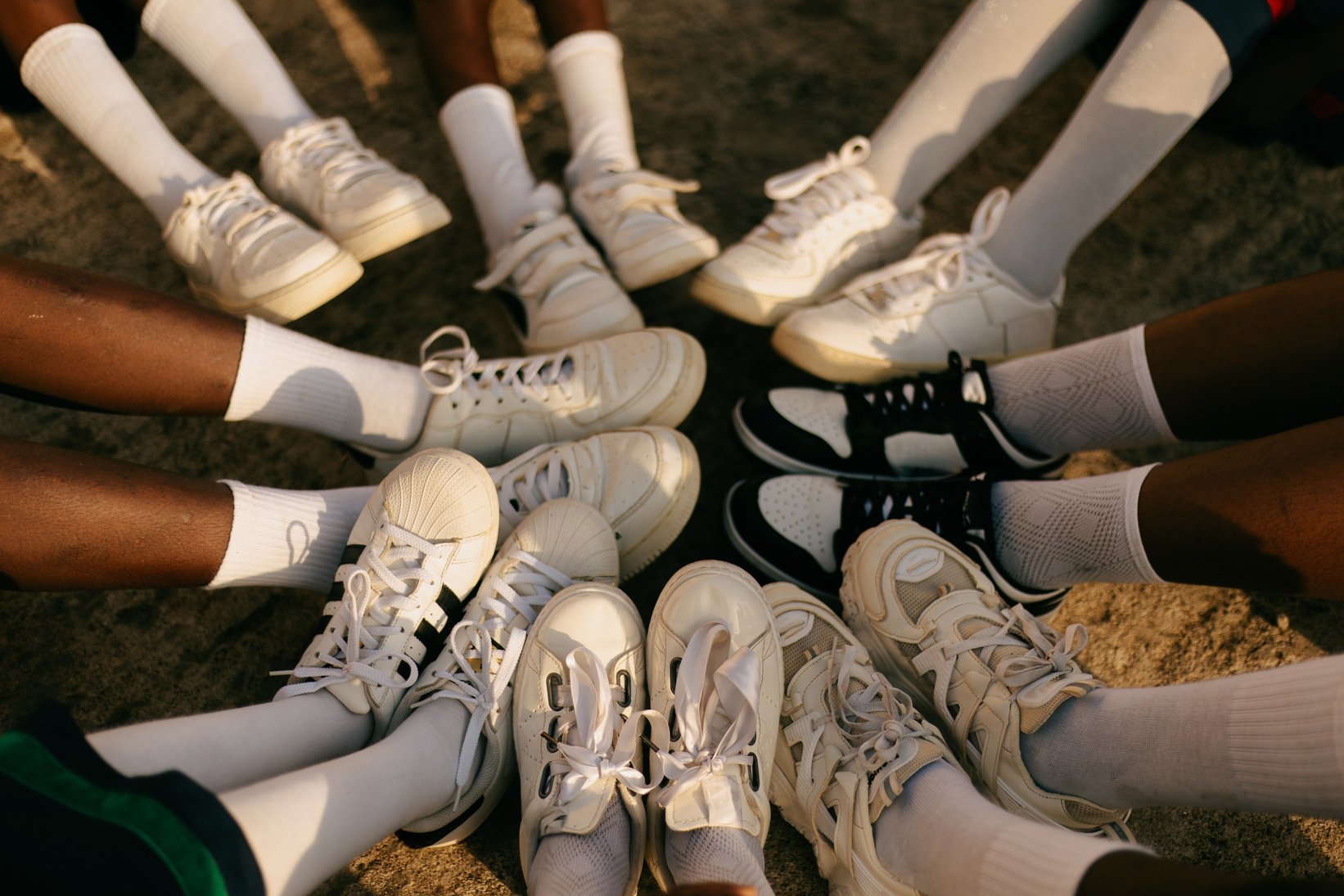 Children's Shoes Together